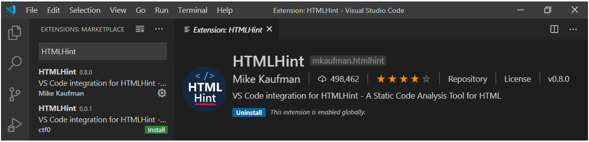 User Settings Microsoft Visual Studio Code